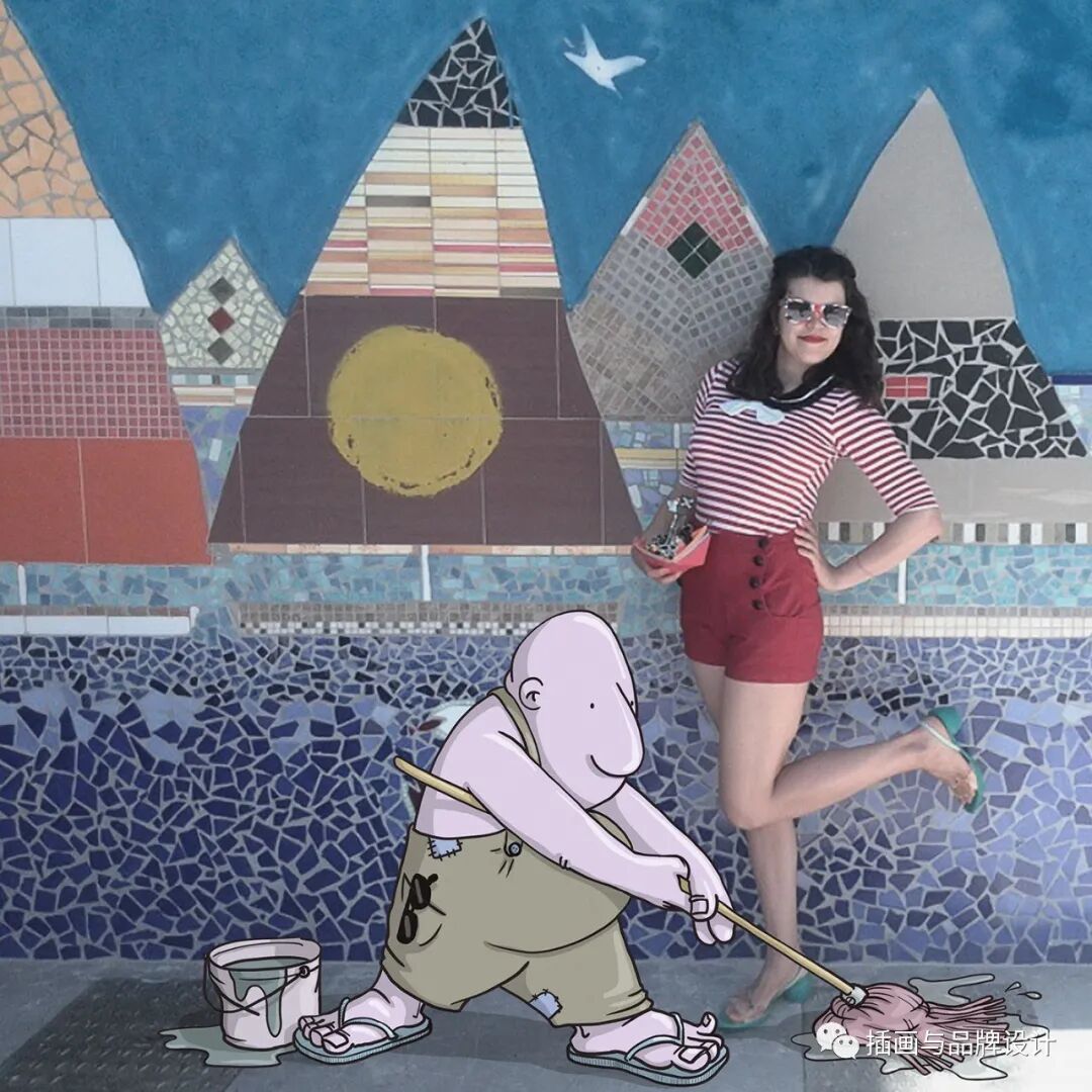 插画师的独家绝活！羞羞的脑洞击碎大脑，网友：私照原来可以这样P…