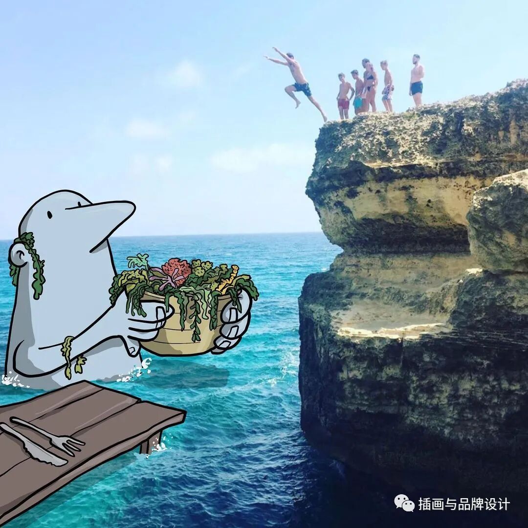 插画师的独家绝活！羞羞的脑洞击碎大脑，网友：私照原来可以这样P…