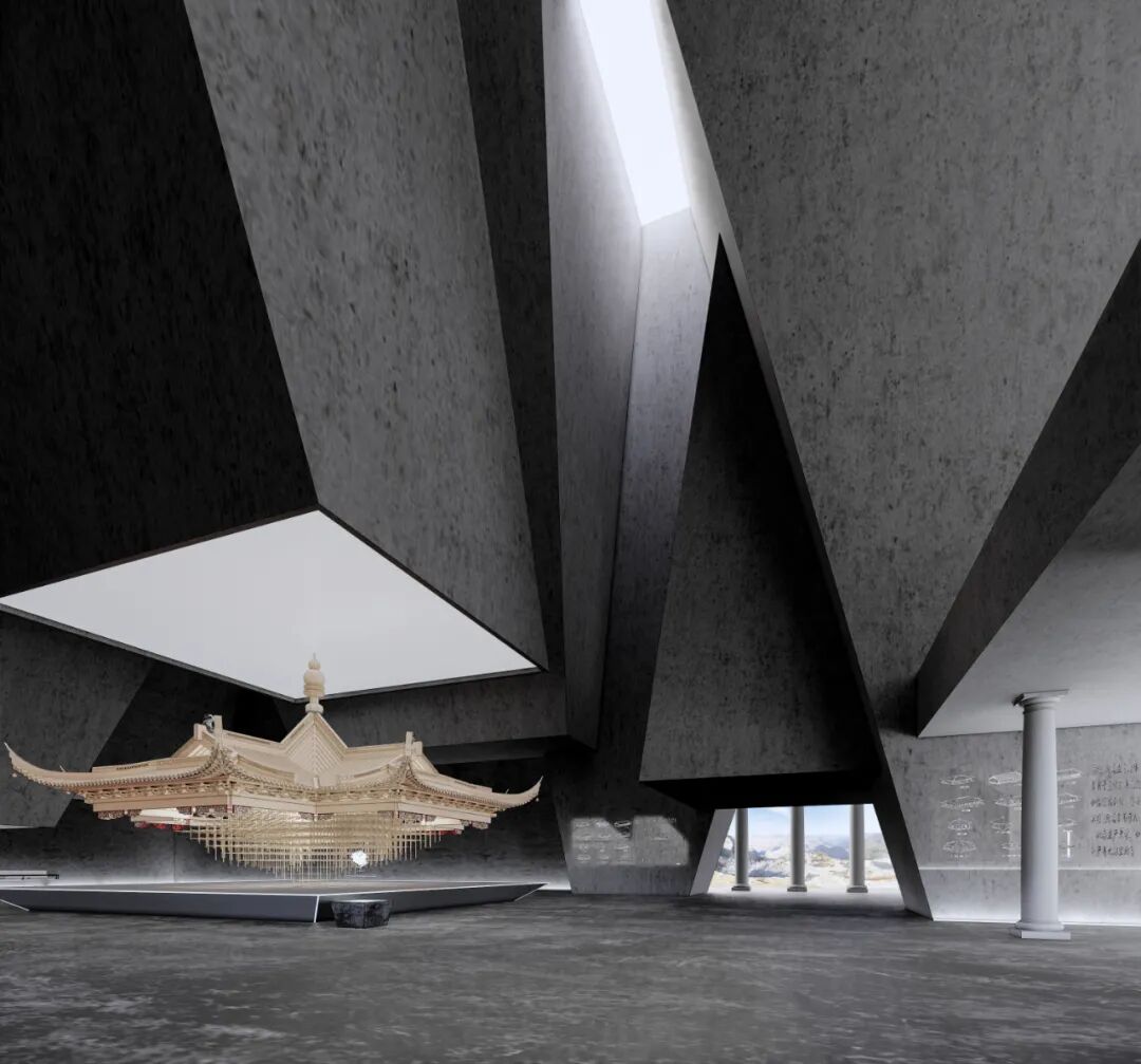 2020顶峰设计奖高校组创意类金奖至高无上中国古建筑屋顶博物馆空间