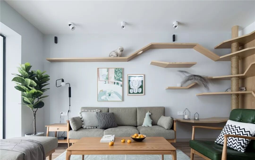 120平4室2厅，书房这样装，轻松拥有衣帽间+瑜伽室！