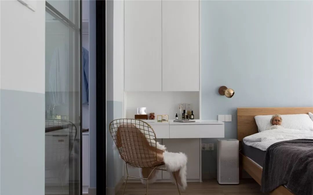 120平4室2厅，书房这样装，轻松拥有衣帽间+瑜伽室！