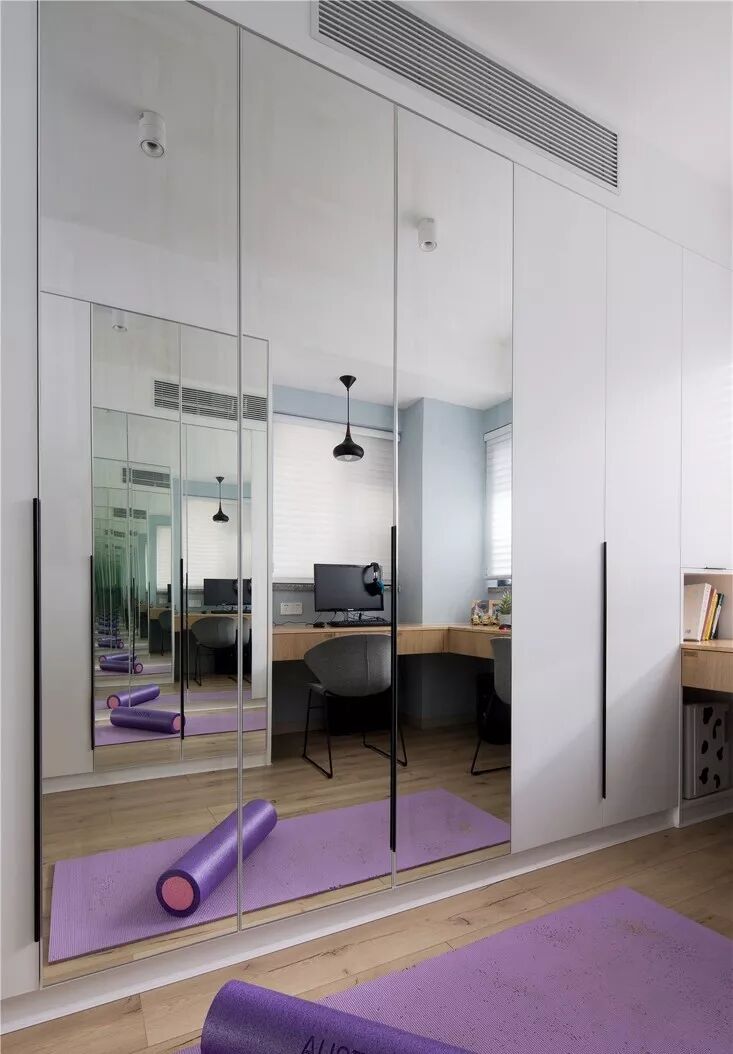 120平4室2厅，书房这样装，轻松拥有衣帽间+瑜伽室！