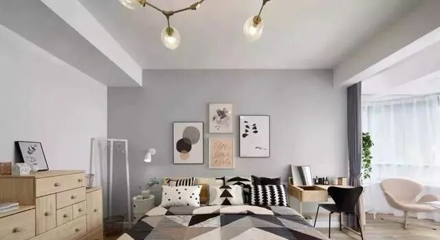 135㎡北欧风格，吸睛墨绿搭配高雅灰，打破常规，舒适完美