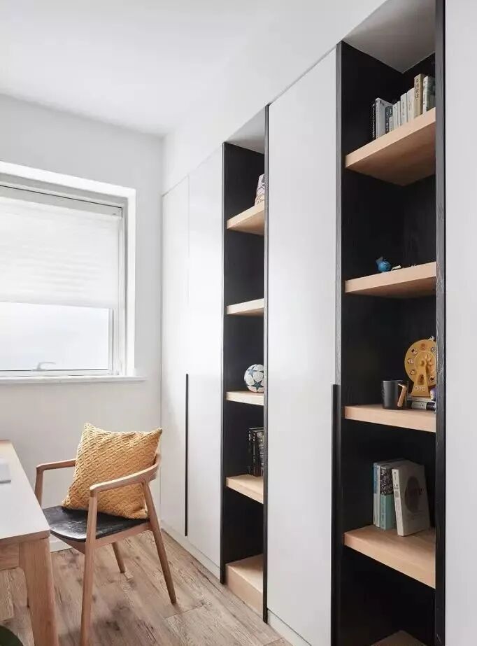 120m²三室北欧，白色搭配木色，经典组合百看不厌