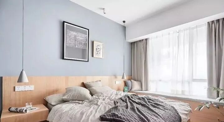 120m²三室北欧，白色搭配木色，经典组合百看不厌