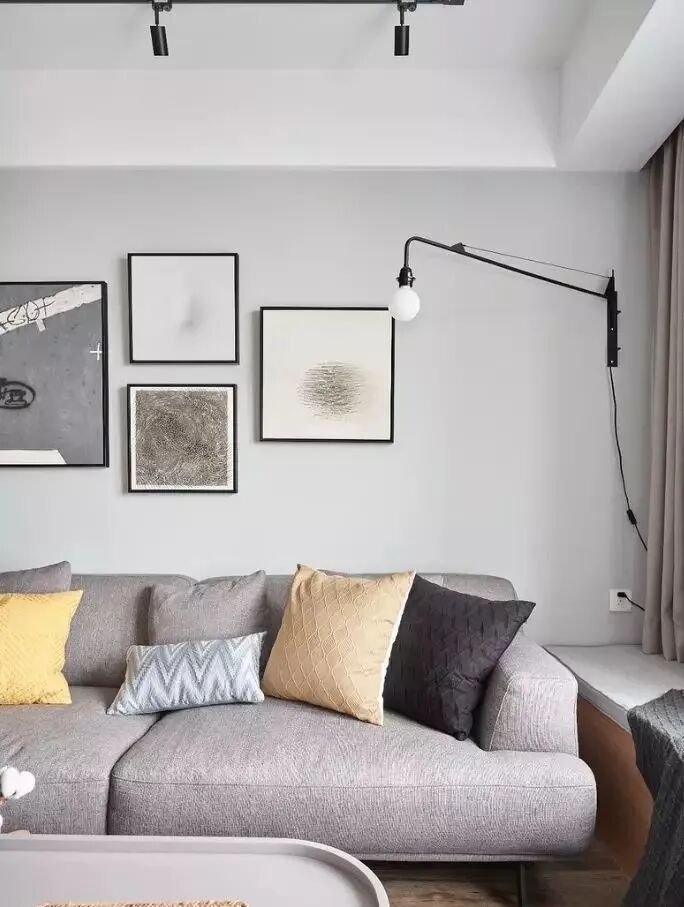 120m²三室北欧，白色搭配木色，经典组合百看不厌