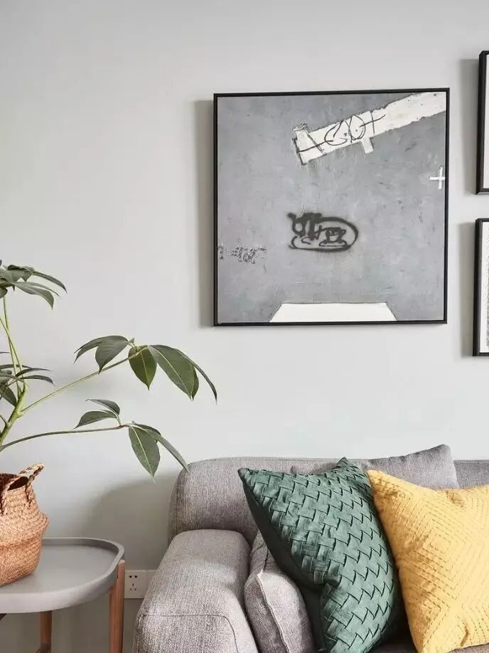 120m²三室北欧，白色搭配木色，经典组合百看不厌