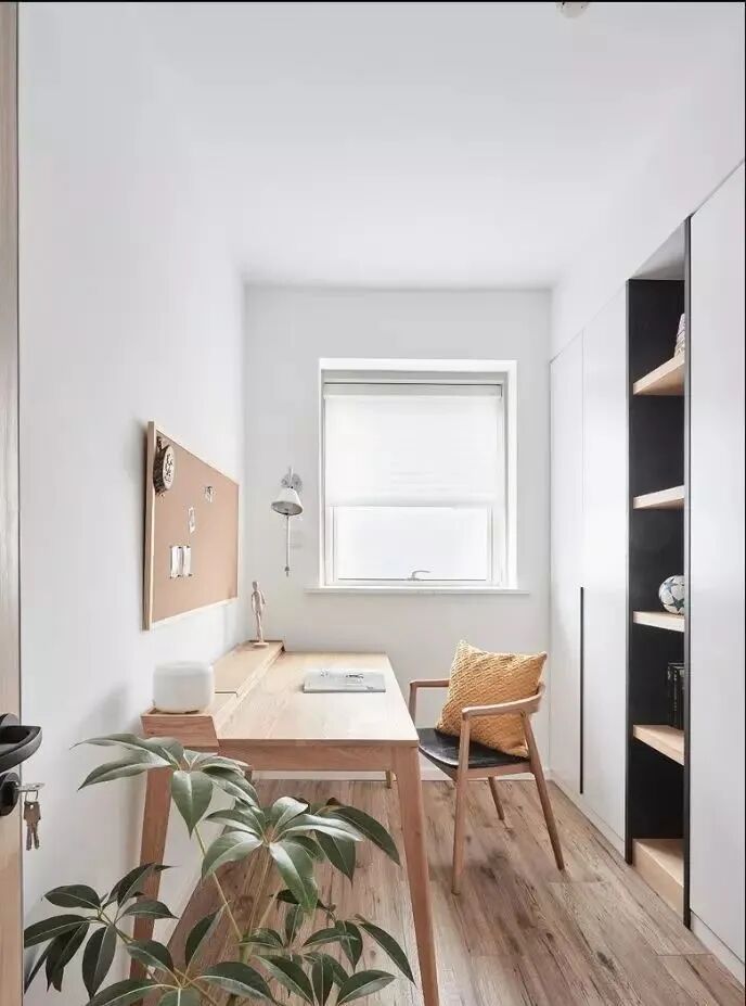 120m²三室北欧，白色搭配木色，经典组合百看不厌