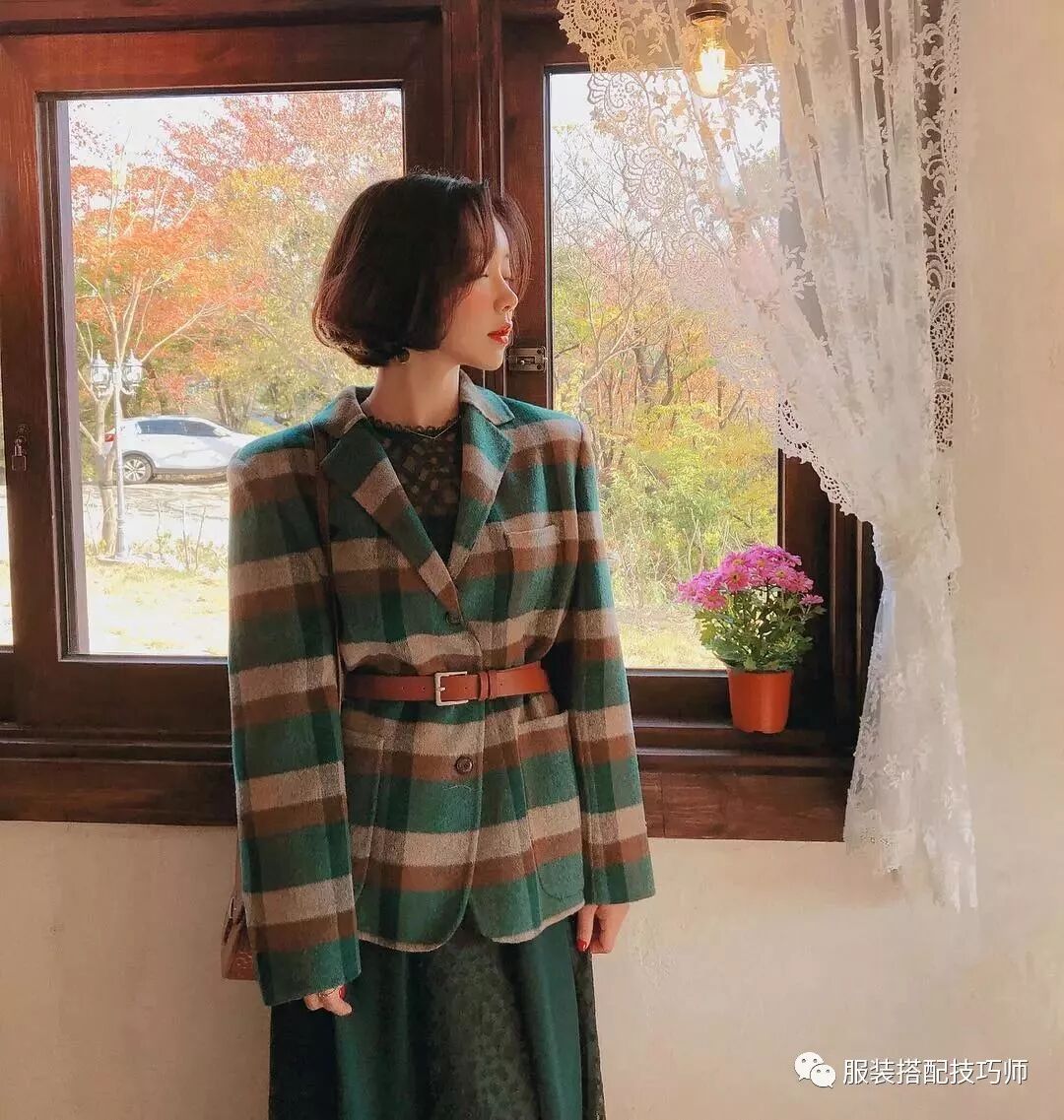 穿衣搭配：2019年開春穿外套+毛衣+裙子搭配，才最時髦好看！美炸了！ 時尚 第10張