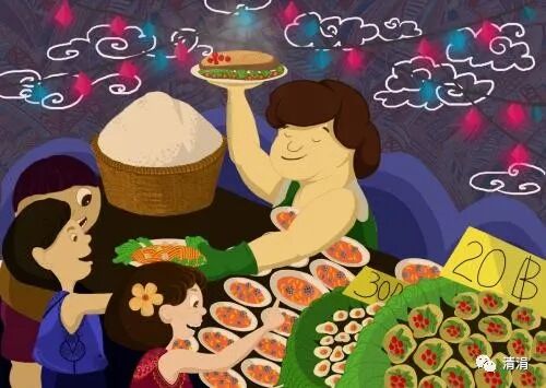 三桥街的夜市（李任哲）