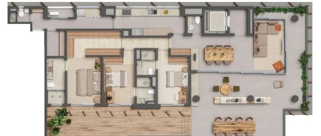 大平层就该有大阳台！