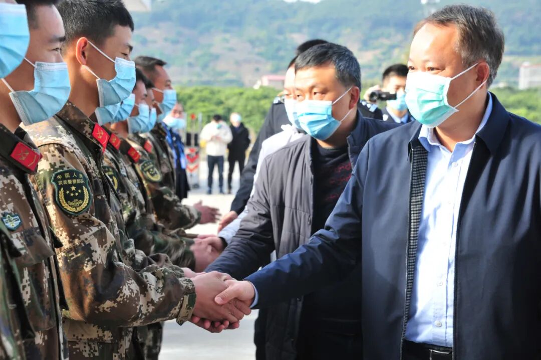 陈跃庆一行先后到饶平县看守所,县公安局执法办案管理中心,反诈中心