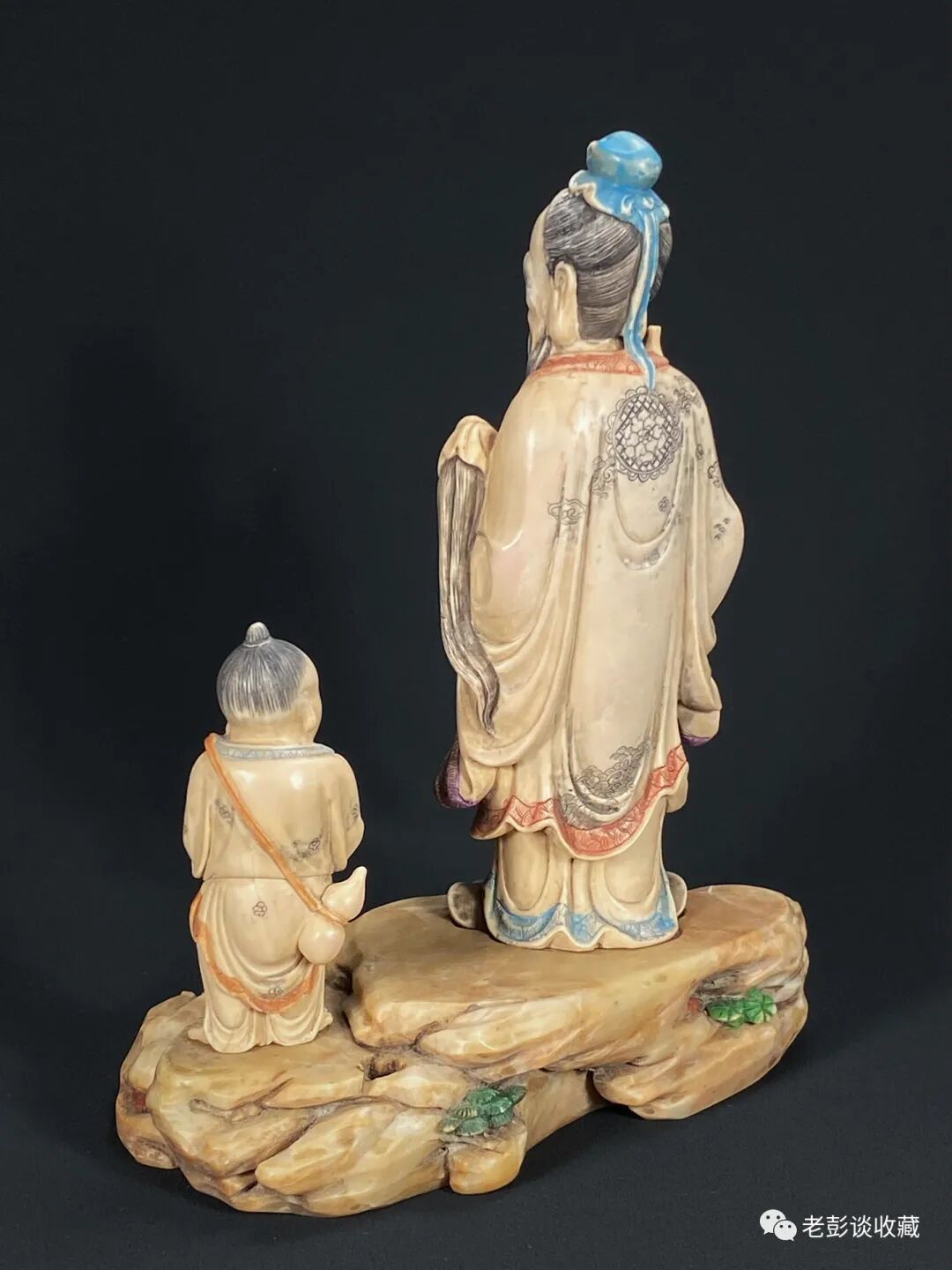 銀閣】中国美術 黄白玉 刻 獣 筆架 か黒 古代 10cmx2cm 旧家蔵出 送料無料(