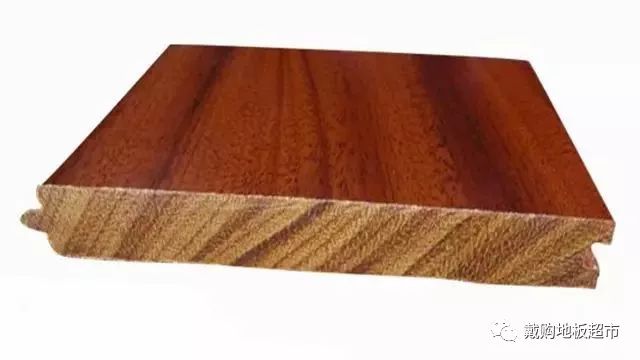 1.实木地板看横截面