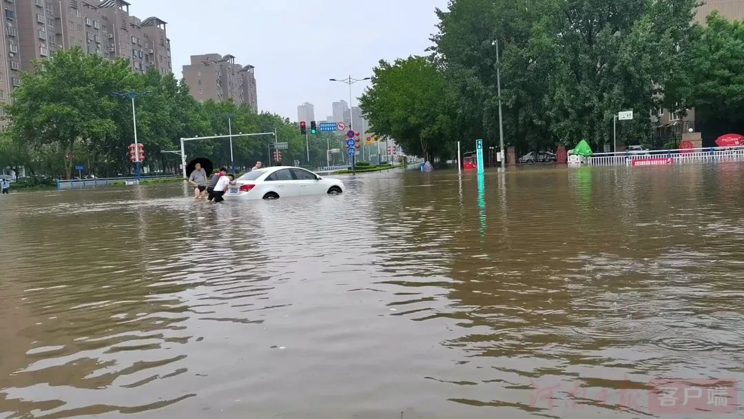 鹤壁洪水灾情图片