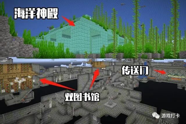 我的世界沙漠神殿指令_我的世界沙漠神殿图片_我的世界海底神殿指令