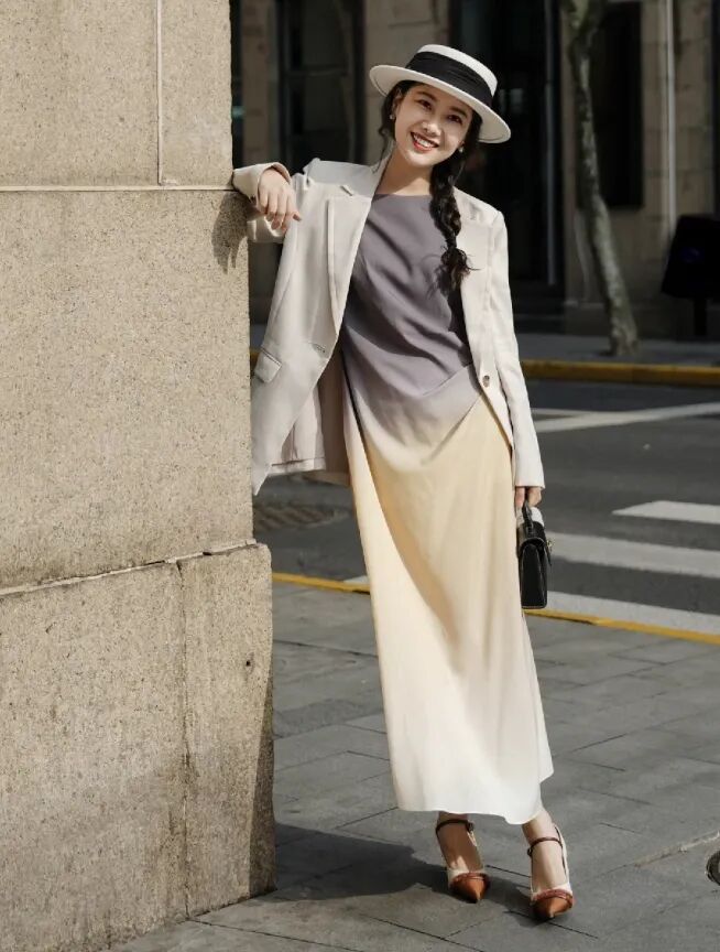 职场优雅知性穿搭,跟她学!她好会穿