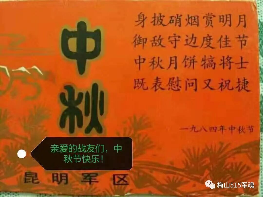难忘的云南老山作战中秋节