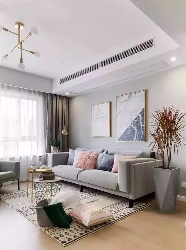 我見過最具實用的北歐風，108㎡客廳竟隔出10㎡的書房，太棒了！ 家居 第4張