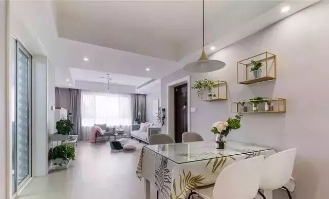 我見過最具實用的北歐風，108㎡客廳竟隔出10㎡的書房，太棒了！ 家居 第2張