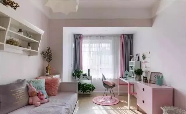 我見過最具實用的北歐風，108㎡客廳竟隔出10㎡的書房，太棒了！ 家居 第14張