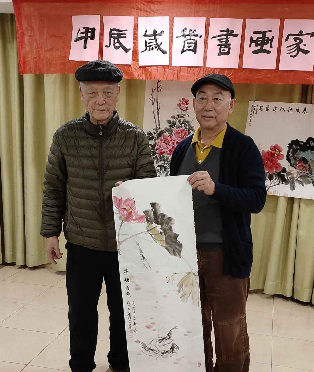 缤纷丨书画雅集甲辰岁首笔落沉浮书画家随春献爱雅集