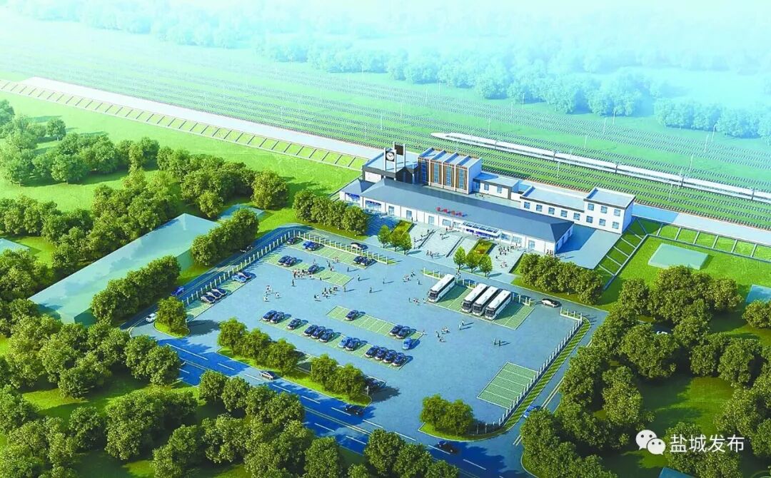 盐城北站效果图