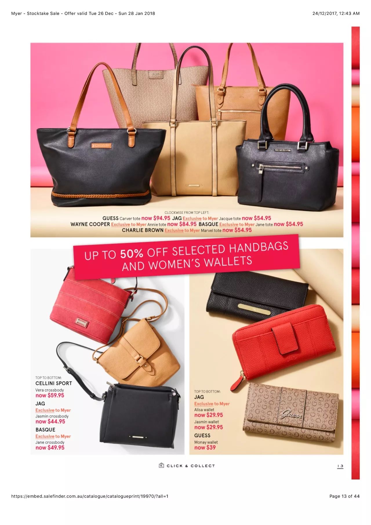 Mk 2025 bags myer