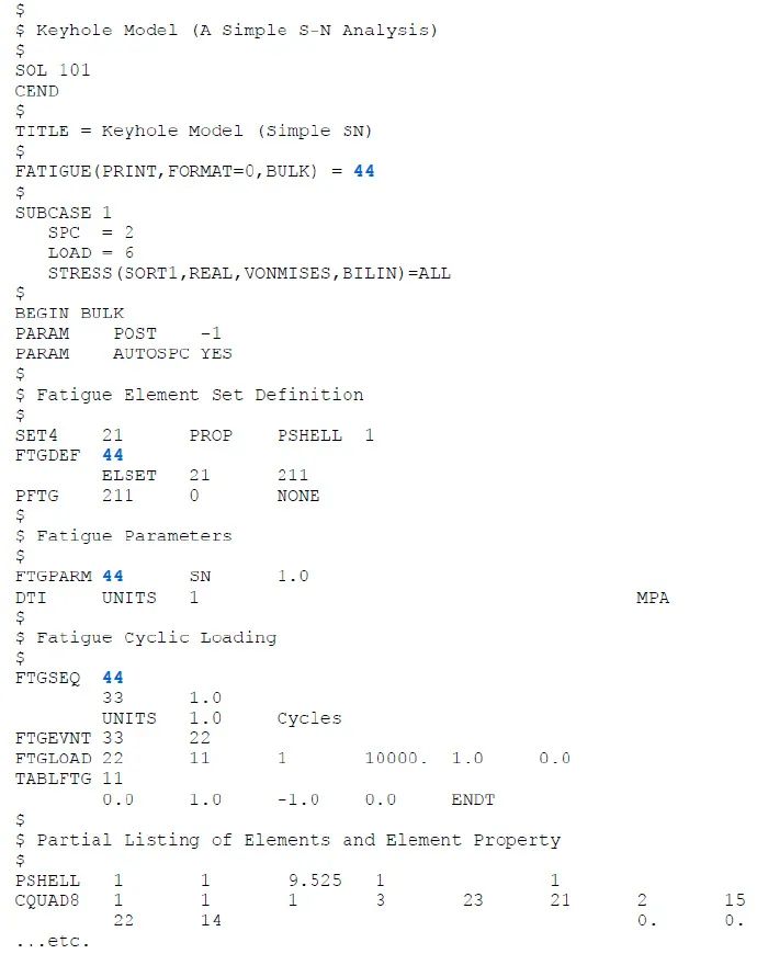 MSC.Nastran嵌入式疲劳分析的图2