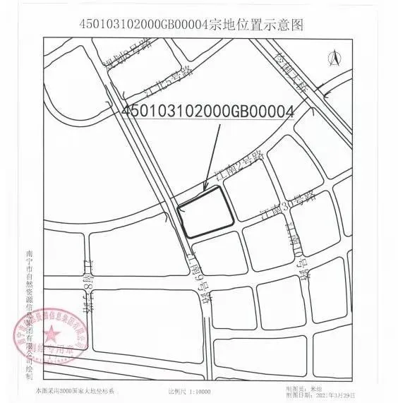 起拍楼面价为847.5元/㎡! 邕江南一幅地块即将出让!