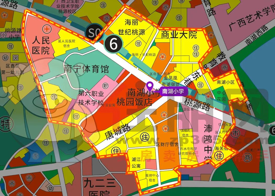 青秀区2022年70所中小学学区划分范围出炉新增6所学校三岸多盘划入