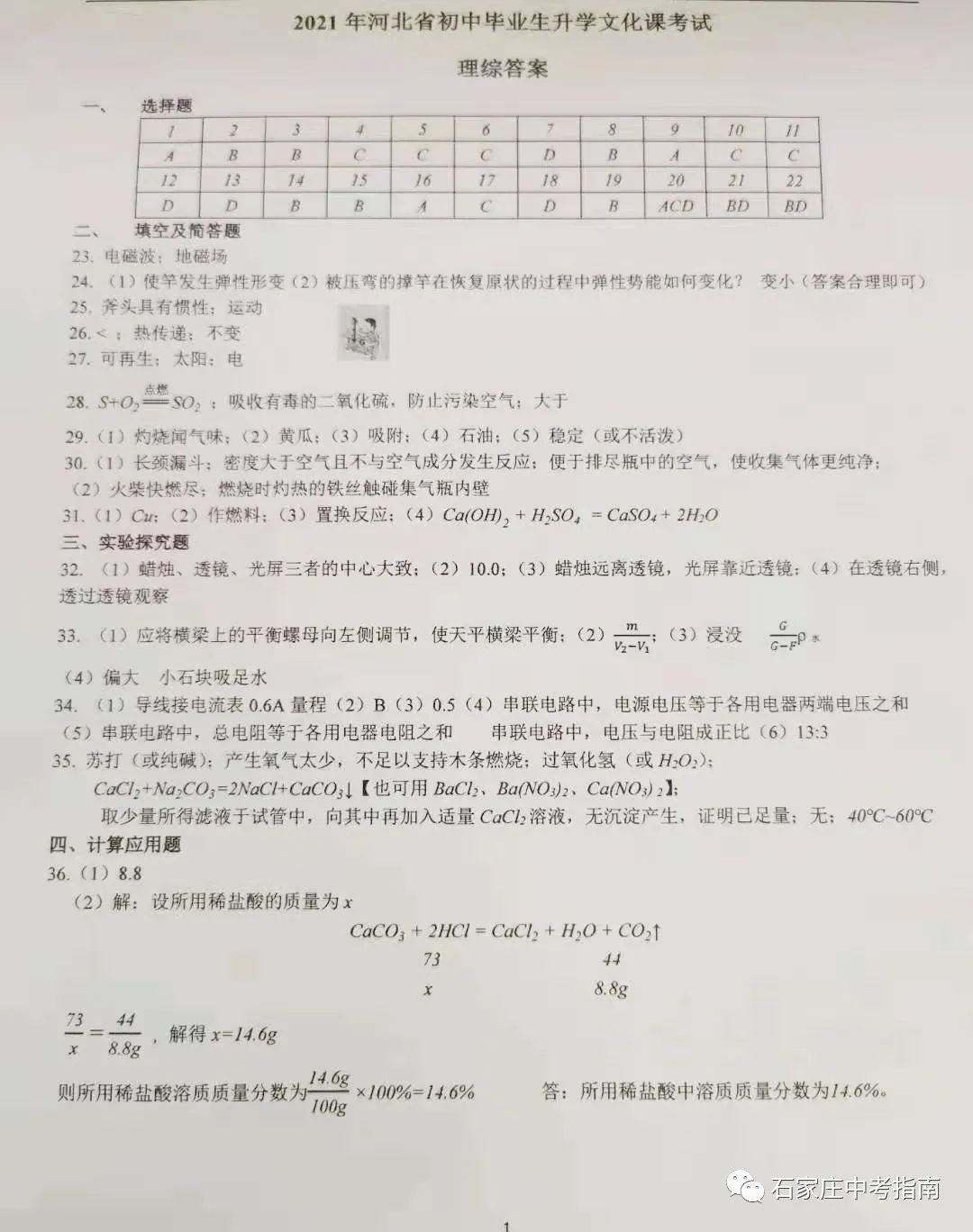 考试结束 2021河北中考全科真题出炉 教育改革政策资讯 微信头条新闻公众号文章收集网