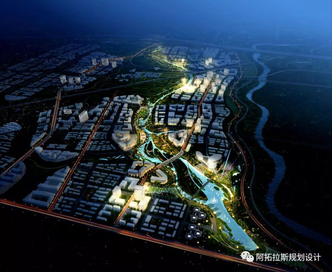 王江泾沙河景园规划图片