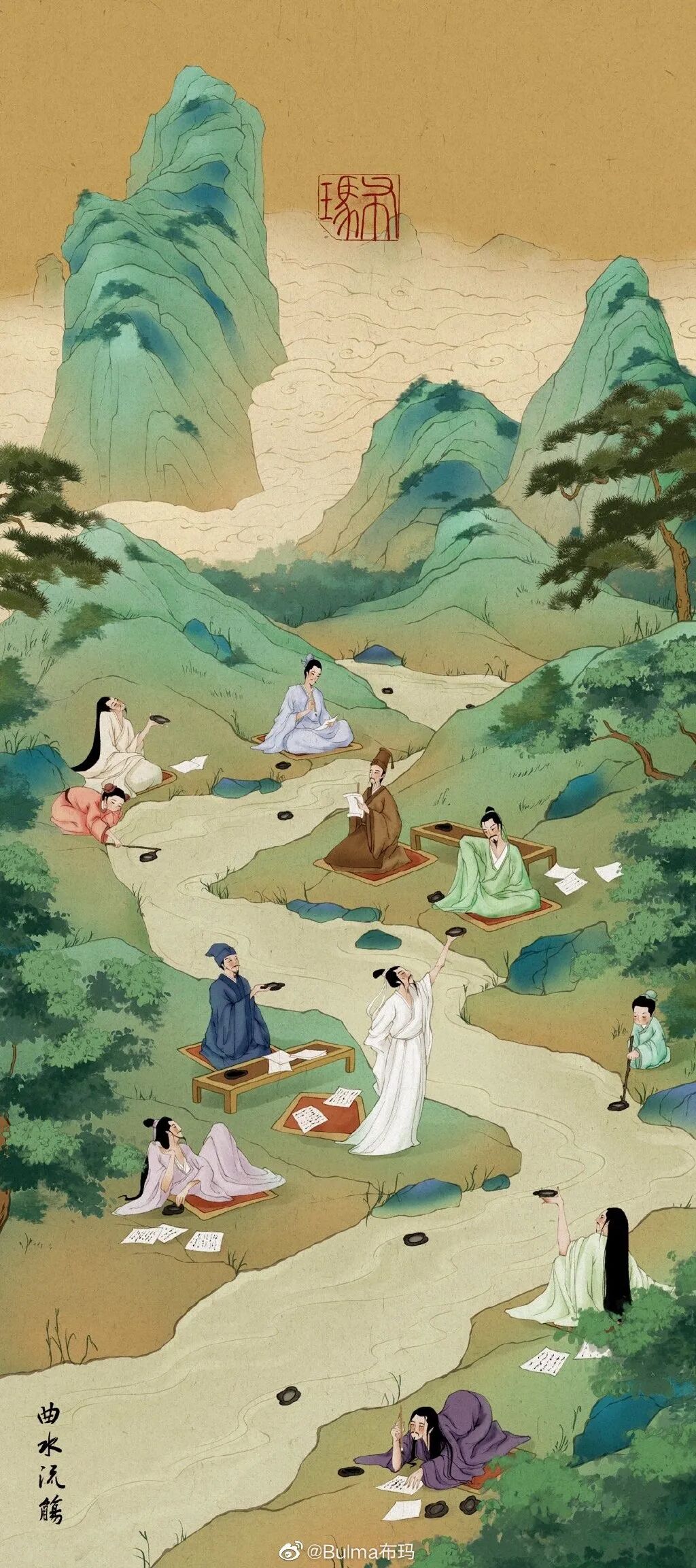 插画师们重绘小学教材插画美爆了