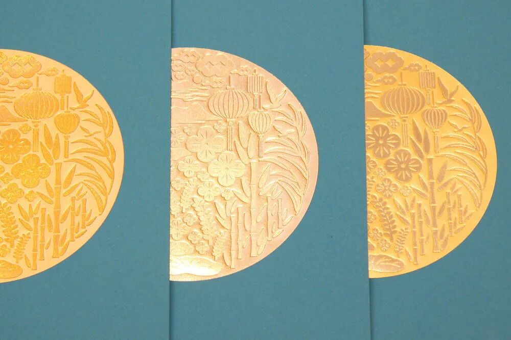 流光溢彩烫金工艺设计案例