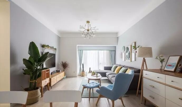 89㎡两居室北欧风装修