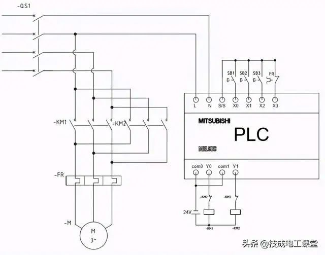 如何使用正反转控制电路转换成PLC控制的图3