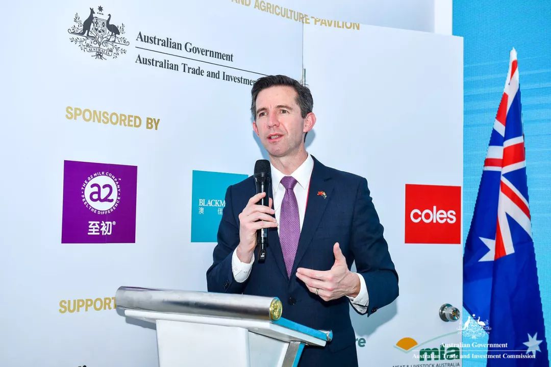 澳大利亚贸易部长西蒙.伯明翰亲自见证博商股份与澳大利亚METCASH签约仪式！
