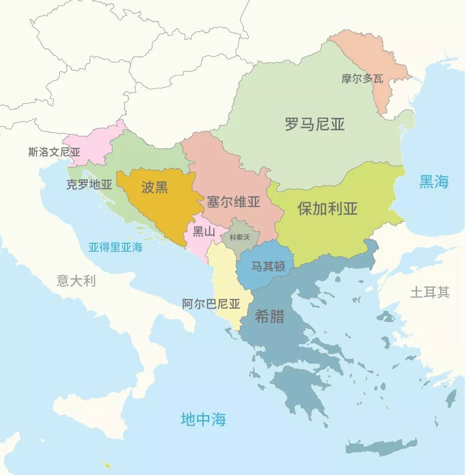 巴尔干半岛地理位置图图片