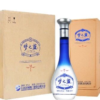 洋河梦之蓝(M1)浓香型52度白酒价格与参数大全介绍