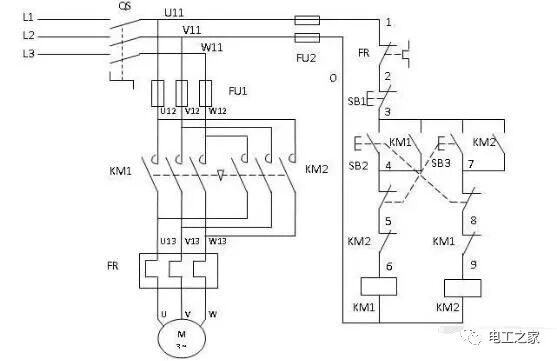 把三相电机正反转自锁互锁弄清楚就能接线了的图3