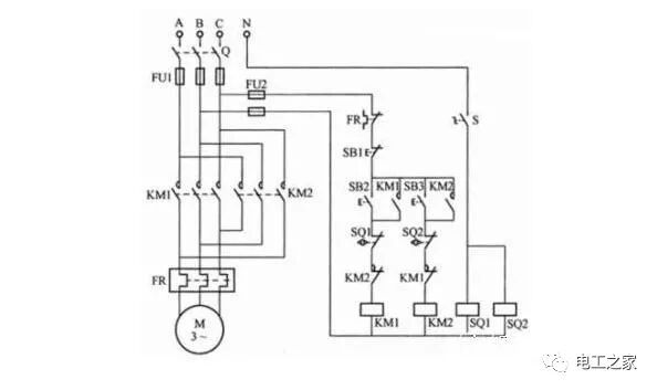 电机正反转控制原理及作用的图1