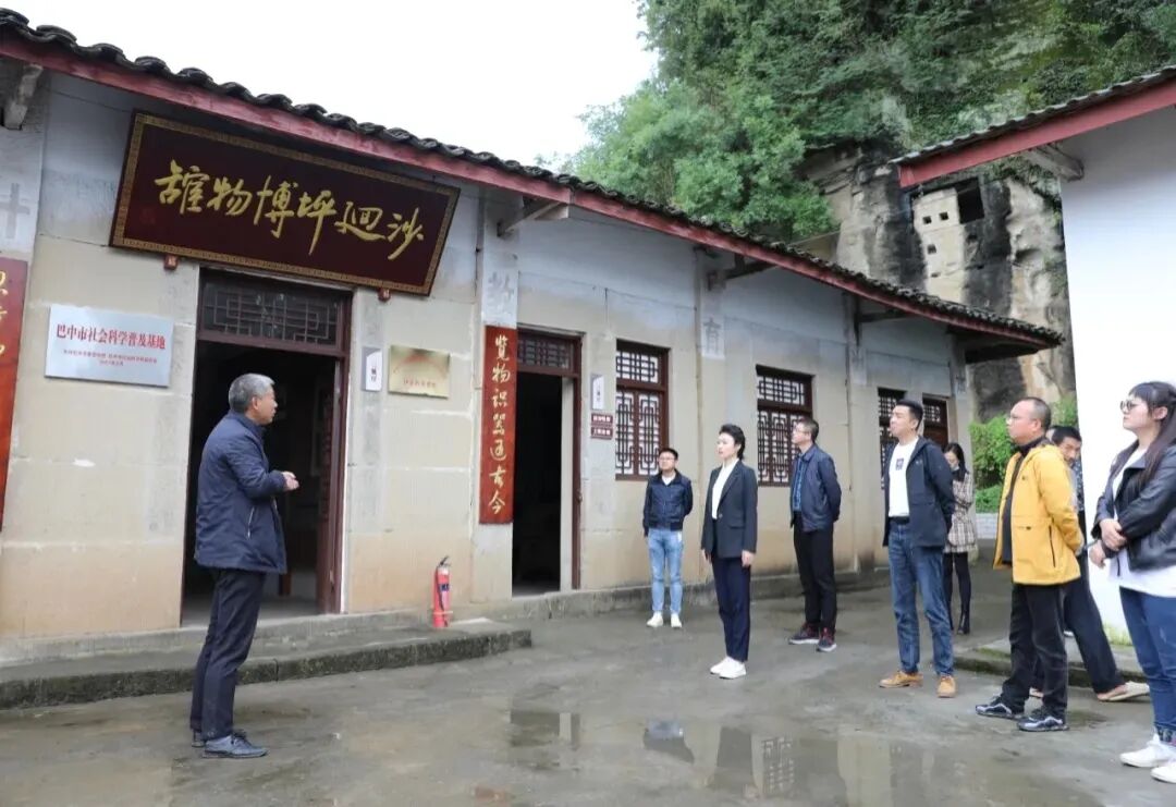 梁永镇宏福村村史馆,大和乡界牌村村史馆及沙廻坪博物馆进行了学习