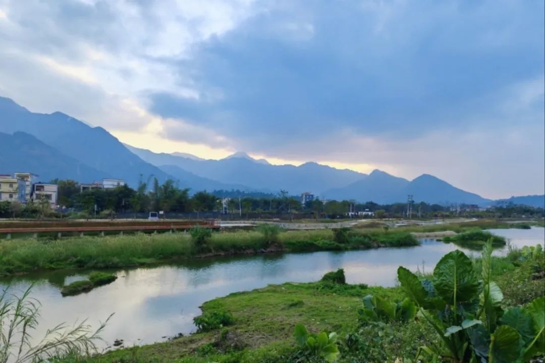 市八甲鎮美麗圩鎮建設,將陽江蓄能水庫下水庫到仙湖水庫間的沿河區域