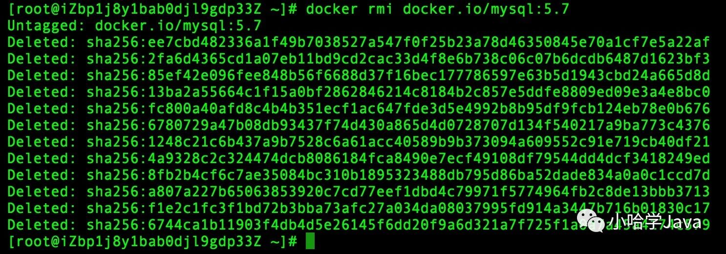 Docker 删除镜像