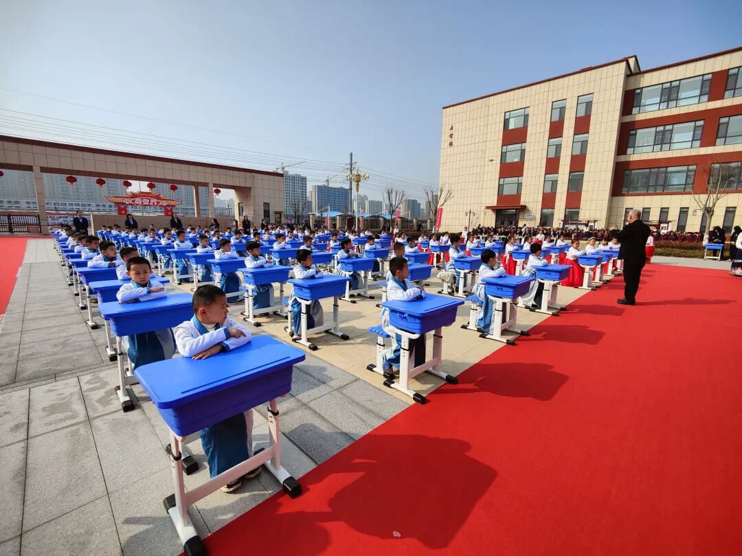 农历二月二看潍坊寿光小娃的开笔礼