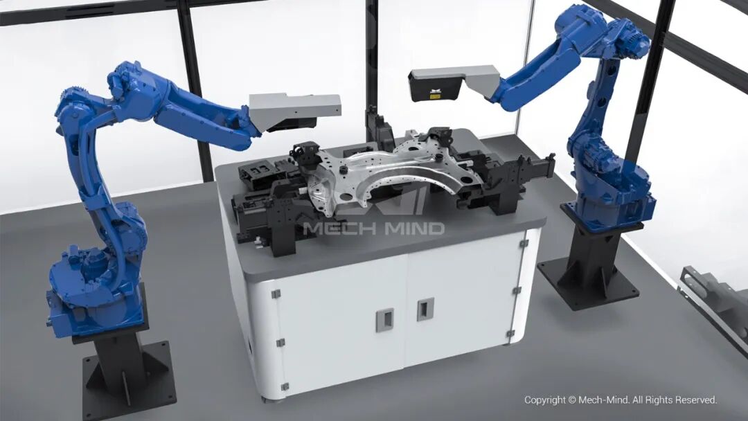 遠/中/近距離Mech-Eye工業級3D相機，滿足汽車行業生產精度、視野、抗環境光多維需求
