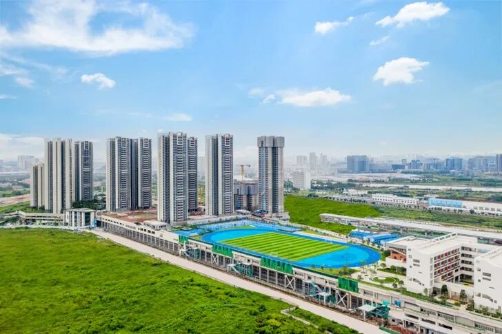 家门口广外附开学第二年，星瀚TOD教育大城已兑现