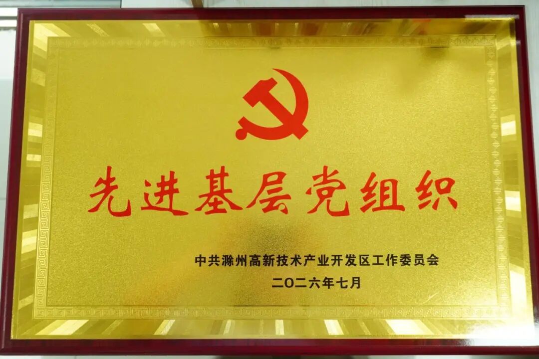 晶锋集团在滁州高新区“两优一先