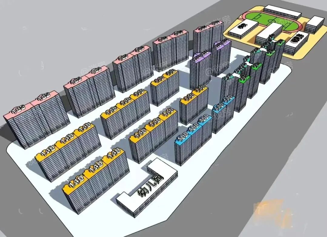 天河新盘保利中铁物流园地块户型图曝光，建面107-260㎡！